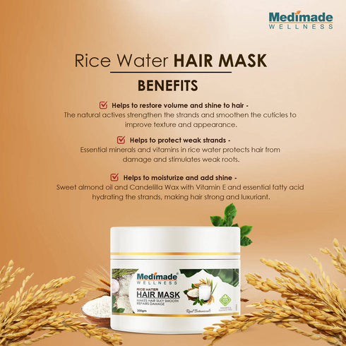 Medimade Wellness Rice Water Hair Mask