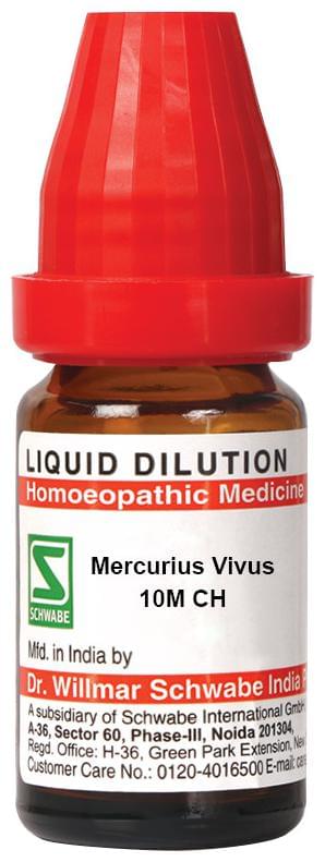 Dr Willmar Schwabe India Mercurius Vivus Dilution 10M CH
