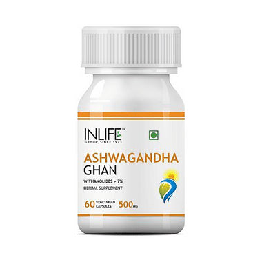 Inlife Ashwagandha Ghan 500mg Capsule