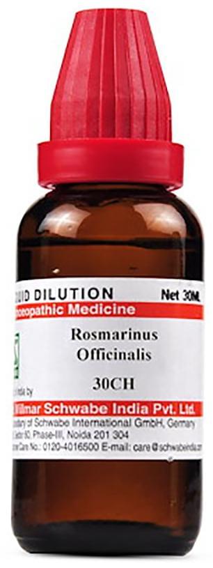 Dr Willmar Schwabe India Rosmarinus Officinalis Dilution 30 CH