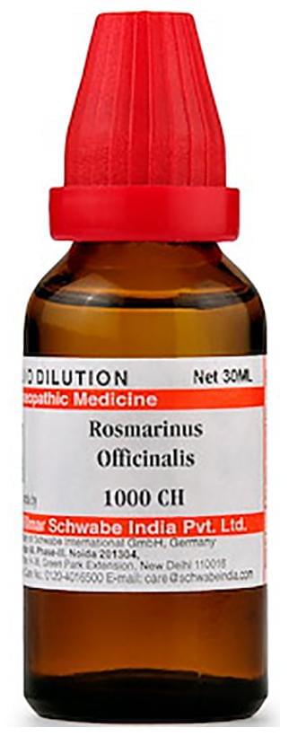Dr Willmar Schwabe India Rosmarinus Officinalis Dilution 1000 CH