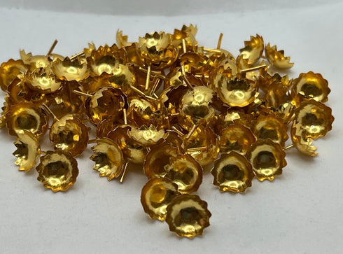 Pure Silver Gold Plated Flowers Pack Of 108 26g