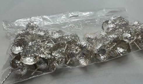 Pure Silver Flowers with Design Pack Of 108 35g
