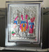 Silver Foil Ram Parivar Picture Frame