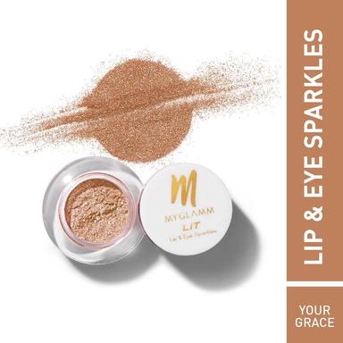 MyGlamm LIT Lip & Eye Sparkle Your Grace