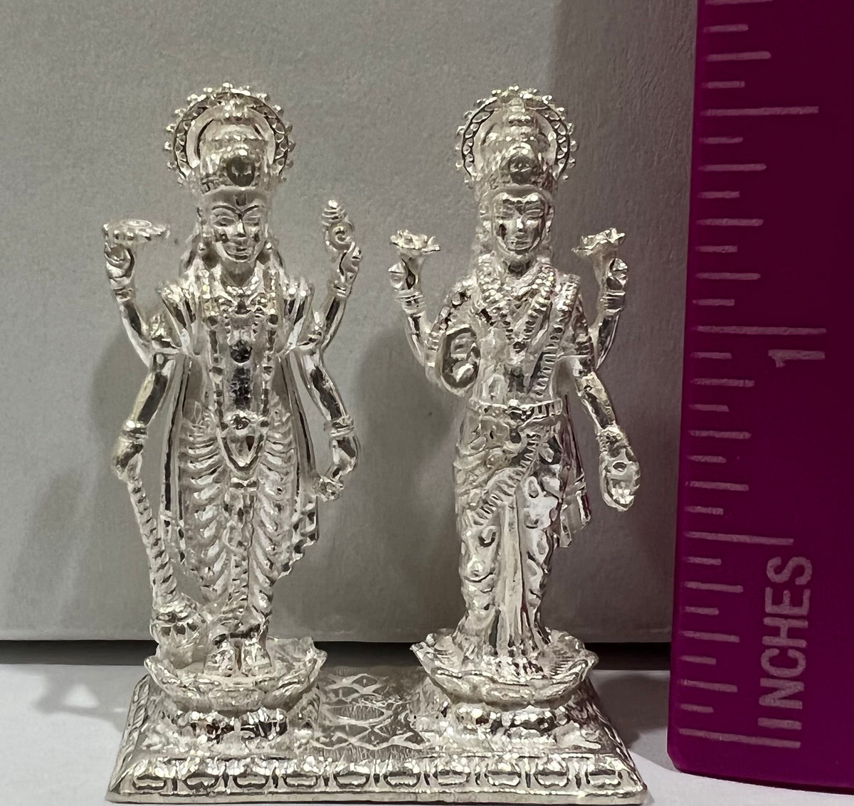 Pure Silver Lakshmi Narayana Idol 31g – PUSHMYCART