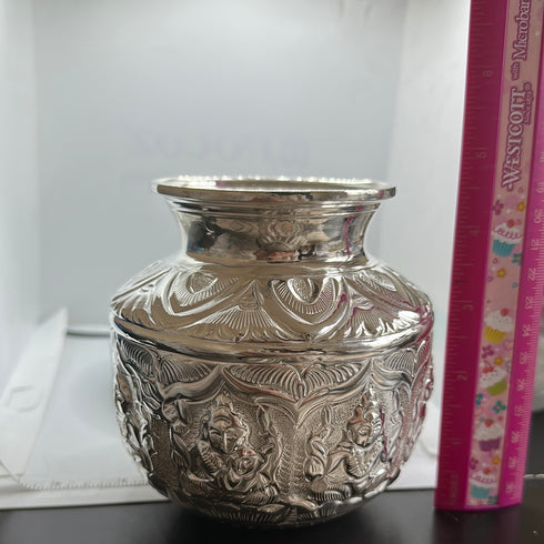 Pure Silver Ashta Lakshmi Kalasam 218 g