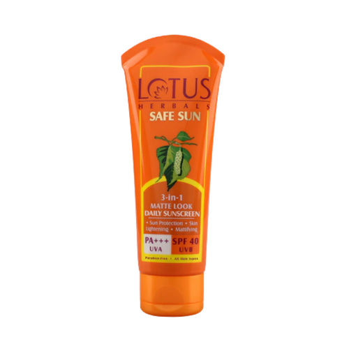 Lotus Herbals Safe Sun 3 in 1 Matte Look Daily Sunscreen
