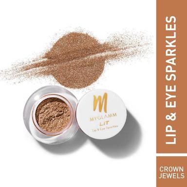 MyGlamm LIT Lip & Eye Sparkle Crown Jewels