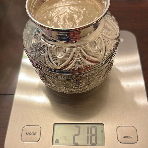 Pure Silver Ashta Lakshmi Kalasam 218 g