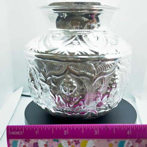 Pure Silver Ashta Lakshmi Kalasam 218 g