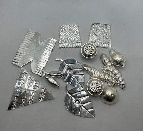 Pure Silver Vadi Biyyam Set 36g