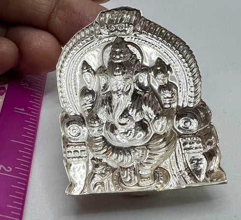 Pure Silver Ganesh Idol 6g
