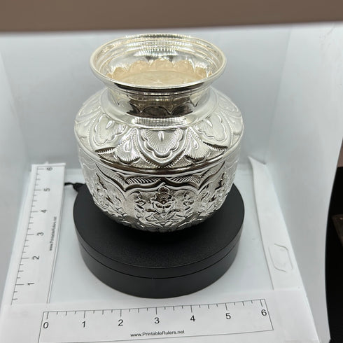 Pure Silver Asthalaxmi Design Kalasham 220 grams