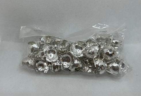 Plain Silver Flowers Pack Of 108 58g