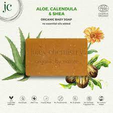 Juicy Chemistry Aloe Calendula & Shea Organic Baby Soap 90g