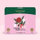 Vahdam Tea Lychee Rose Iced Tea | 15 Pitcher Tea Bags