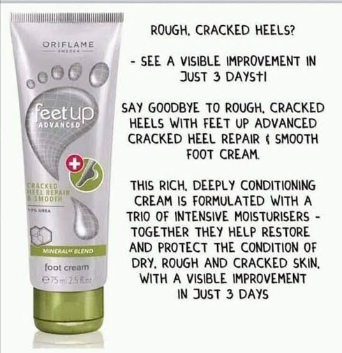 Oriflame Feet Up Advanced Cracked Heel Repair & Smooth Foot Cream