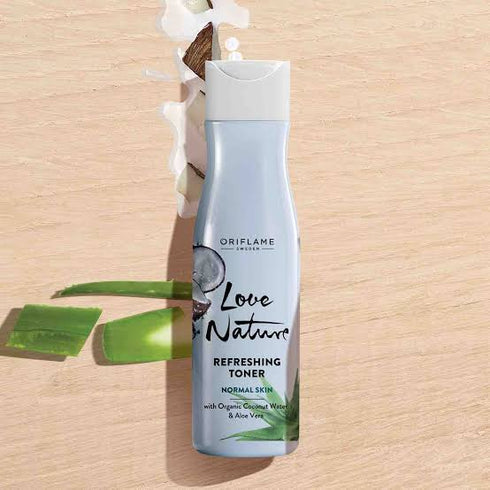 Oriflame Love Nature Refreshing Toner with Organic Aloe Vera & Coconut Water