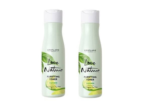 Oriflame Love Nature Purifying Toner with Organic Tea Tree & Lime