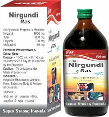 Sukh Nirgundi Ras |Sugar Free 500 ml Liquid