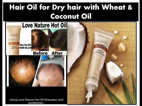 Oriflame Love Nature Hot Oil for Dry Hair Wheat & Coconut Oil