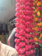Pink Color Flower Hangings - 10pc /4 Feet Each