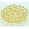 Gold Color Fruit Basket With Floral Design 50g