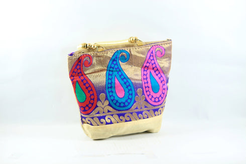 Stylish Cream Fancy Bag  - Pack Of 10