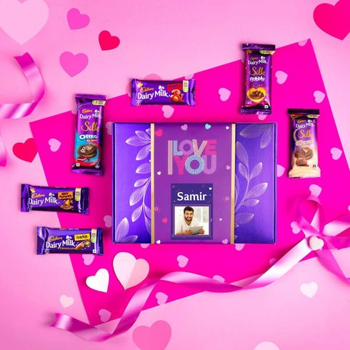 Cadbury Valentines Personalised Love Gift Box