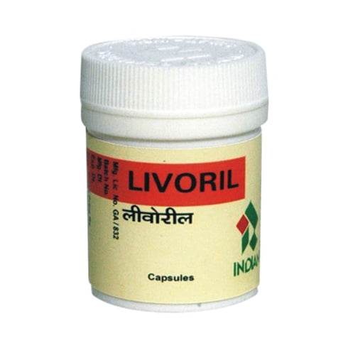 Indian Remedies Livoril Capsule ,bottle of 50 capsules X 4