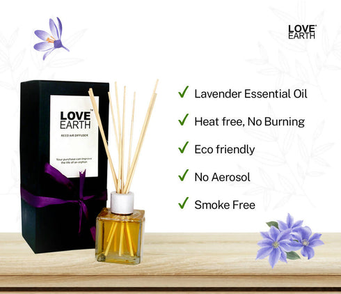 Love Earth Reed Diffuser Lavender