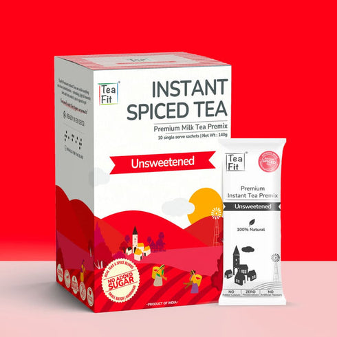 Tea Fit Instant Masala Tea Premix | Unsweetened