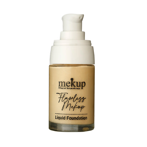 Coloressence Mekup Liquid Foundation Deep Coverage Lightweight Waterproof Formula 30ml