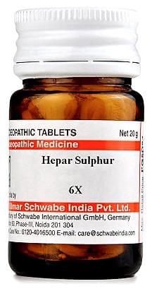 Dr Willmar Schwabe India Hepar Sulphur Trituration Tablet 6X