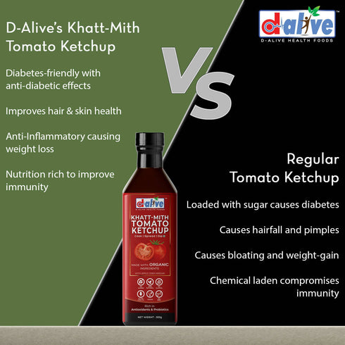 D-Alive Khatt-Mith Tomato Ketchup