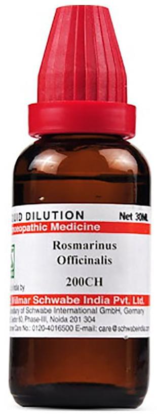 Dr Willmar Schwabe India Rosmarinus Officinalis Dilution 200 CH