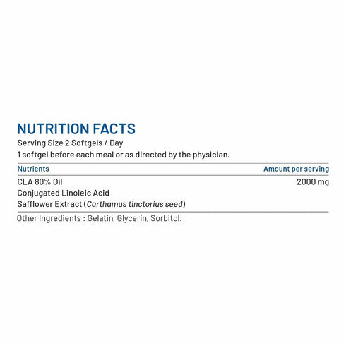 Bliss Welness CLA 2000 Softgel Capsules