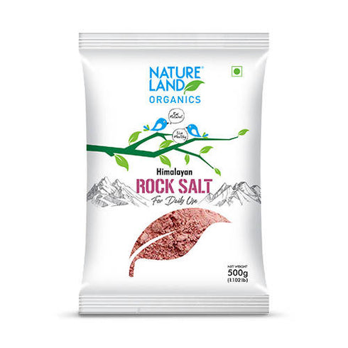 Nature Land Organics Himalayan Pink Rock Salt