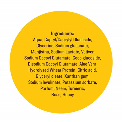 Soultree Indian Rose Face Wash With Turmeric & Honey