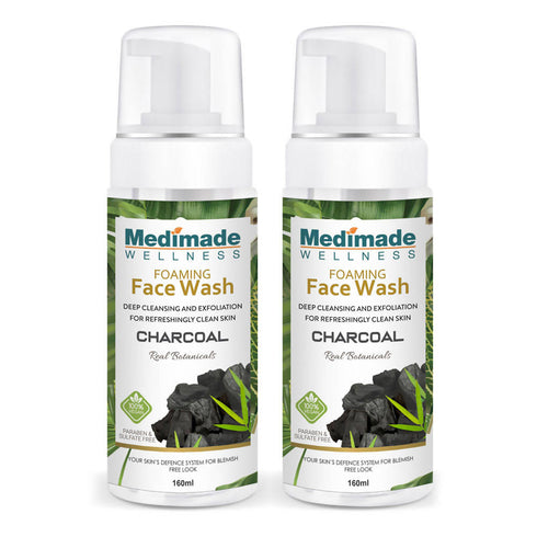 Medimade Wellness Foaming Face Wash With Charcoal