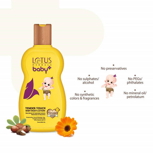 Lotus Herbals Baby+ Tender Touch Baby Body Lotion