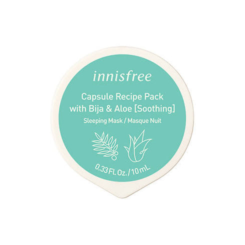 Innisfree Bija & Aloe Vera Capsule Recipe Pack