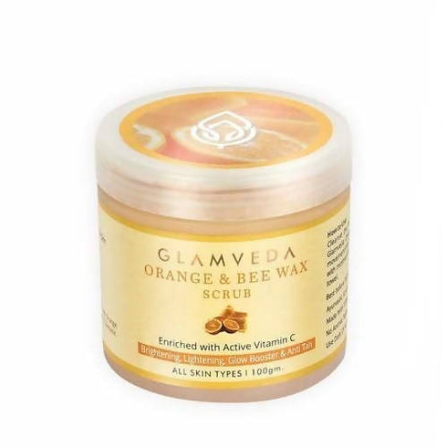 Glamveda Orange & Bee Wax Brightening Scrub