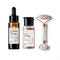 Brillare 2% Hyaluronic Acid Face Serum and Rose Powder Face Wash With Jade Roller