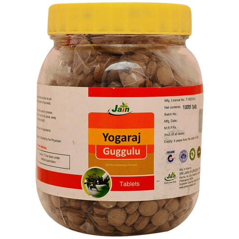 Jain Yogaraj Guggulu Tablet 1000 tablets
