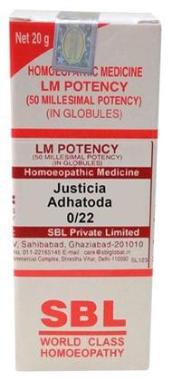 SBL Justicia Adhatoda 0/22 LM