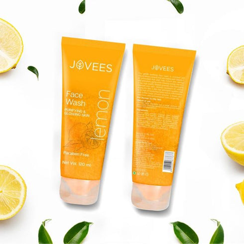 Jovees Herbal Lemon Face Wash with Lemon Orange Peel