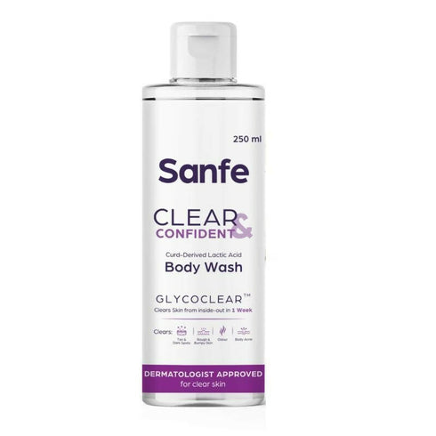 Sanfe Clear & Confident Glycolic Acid Body Wash