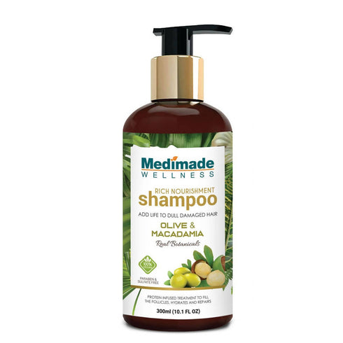 Medimade Wellness Rich Nourishment Shampoo With Olive and Macadamia